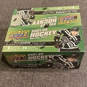 *New* 2021/22 Upper Deck Series 2 NHL Hockey Trading Cards Hobby Box Young Guns